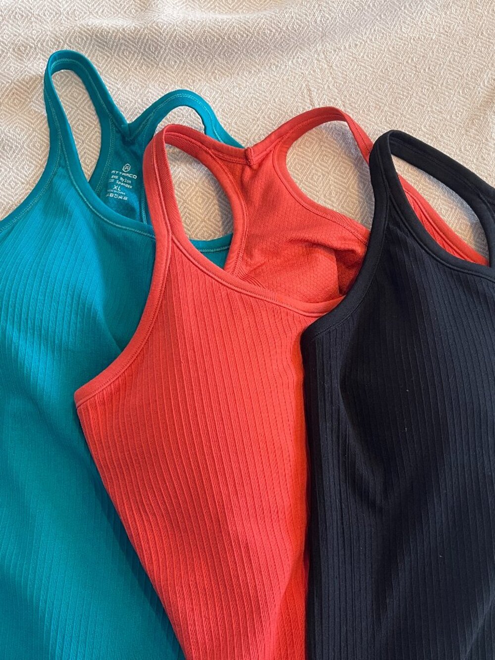 ATTRACO Ribflex Workout Tank – Size XL – Black